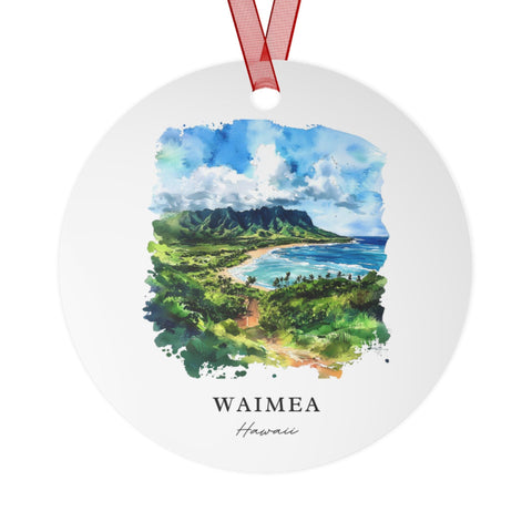 Waimea Hawaii Ornament: Unique Waimea Souvenir, Waimea Xmas Decor, and Authentic Hawaii Gift (1pc, 3pcs, 5pcs, 10pcs)