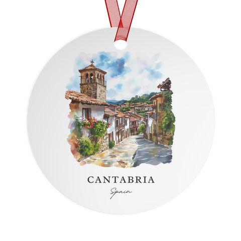 Cantabria Spain Ornament: Unique Souvenir, Cantabria Xmas Decor, and Authentic Cantabria Espana Gift (1pc, 3pcs, 5pcs, 10pcs)