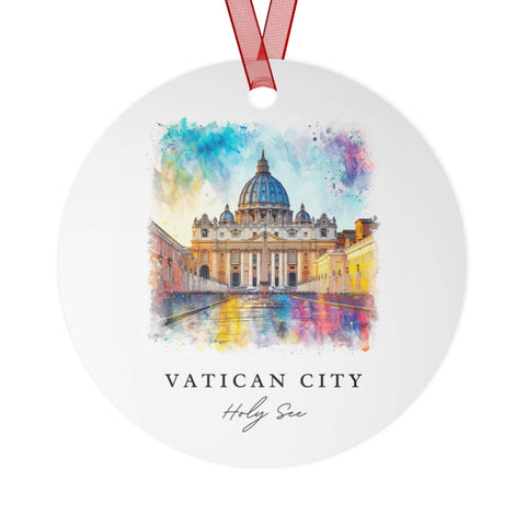 Vatican City Ornament: Unique Vatican Souvenir, Vatican Xmas Decor, and Authentic Holy See Gift (1pc, 3pcs, 5pcs, 10pcs)