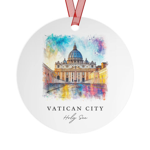 Vatican City Ornament: Unique Vatican Souvenir, Vatican Xmas Decor, and Authentic Holy See Gift (1pc, 3pcs, 5pcs, 10pcs)