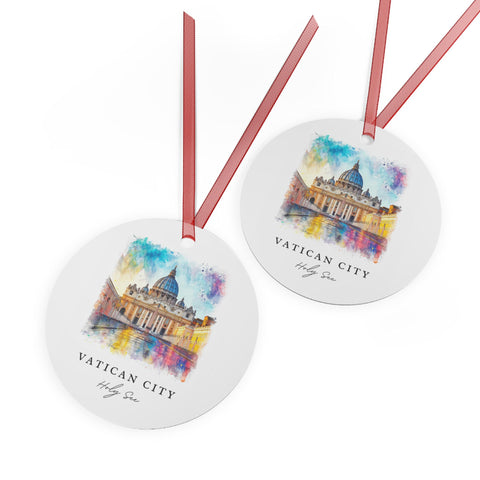 Vatican City Ornament: Unique Vatican Souvenir, Vatican Xmas Decor, and Authentic Holy See Gift (1pc, 3pcs, 5pcs, 10pcs)