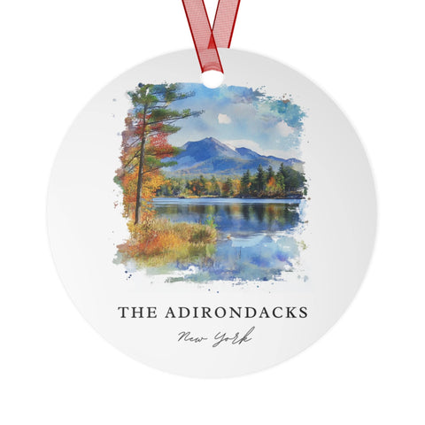 Adirondacks Ornament: Unique Adirondacks Souvenir, Adirondacks NY Xmas Decor, and Authentic Upstate NY Gift (1pc, 3pcs, 5pcs, 10pcs)