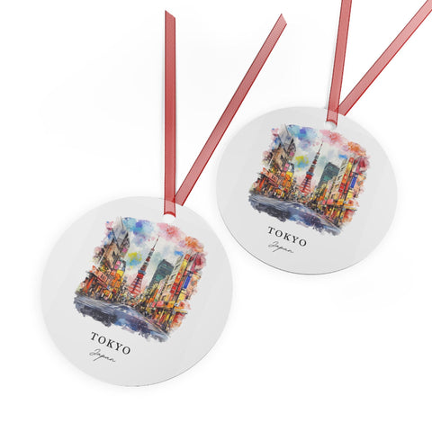 Tokyo Japan Ornament: Unique Tokyo Souvenir, Xmas Decor, and Authentic Tokyo Japan Gift (1pc, 3pcs, 5pcs, 10pcs)