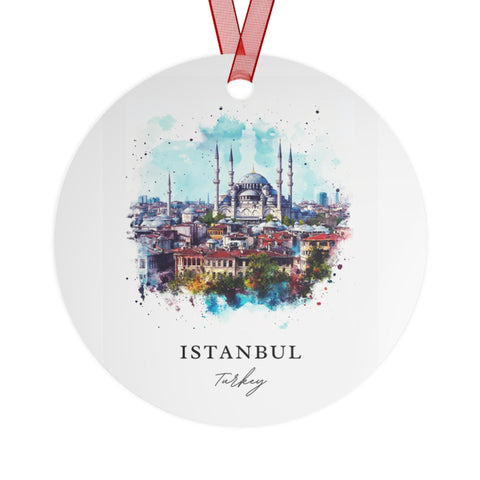 Istanbul Turkey Ornament: Unique Istanbul Souvenir, Xmas Decor, and Authentic Istanbul Turkey Gift (1pc, 3pcs, 5pcs, 10pcs)