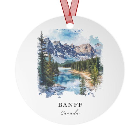 Banff Canada Ornament: Unique Banff Souvenir, Banff Xmas Decor, and Authentic Banff Canada Gift (1pc, 3pcs, 5pcs, 10pcs)