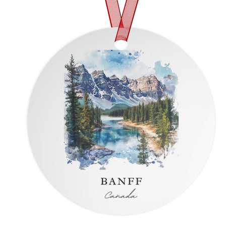 Banff Canada Ornament: Unique Banff Souvenir, Banff Xmas Decor, and Authentic Banff Canada Gift (1pc, 3pcs, 5pcs, 10pcs)