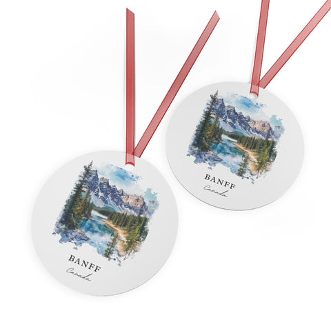 Banff Canada Ornament: Unique Banff Souvenir, Banff Xmas Decor, and Authentic Banff Canada Gift (1pc, 3pcs, 5pcs, 10pcs)