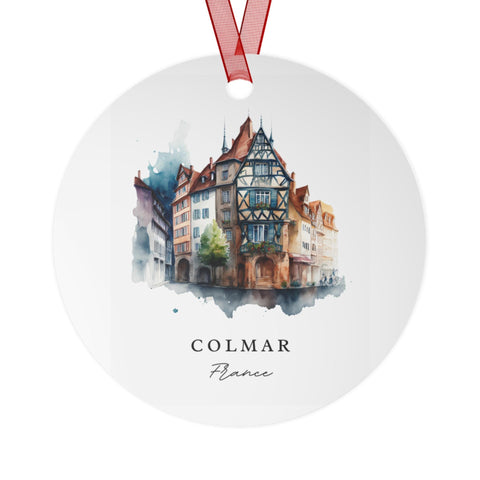 Colmar France Ornament: Unique Colmar Souvenir, Colmar Xmas Decor, and Authentic Colmar FR Gift (1pc, 3pcs, 5pcs, 10pcs)