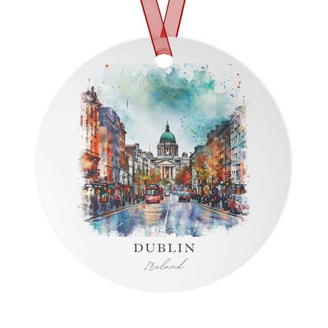 Dublin Ireland Ornament: Unique Dublin Souvenir, Dublin Xmas Decor, and Authentic Dublin Ireland Gift (1pc, 3pcs, 5pcs, 10pcs)