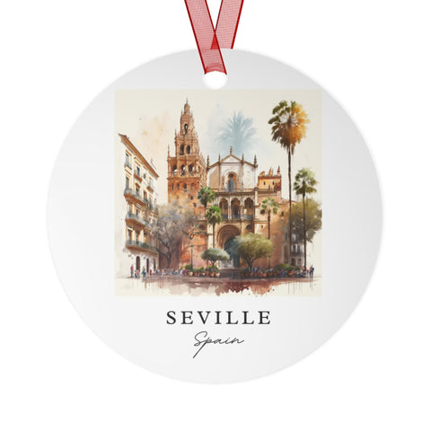 Seville Spain Ornament: Unique Seville Souvenir, Seville Xmas Decor, and Authentic Sevilla Espana Gift (1pc, 3pcs, 5pcs, 10pcs)