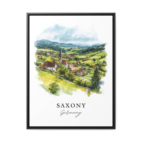 Saxony Germany Wall Art, Saxony Region Print, Saxony Watercolor Art, Saxony Germany Gift, Travel Print, Travel Poster, Housewarming Gift