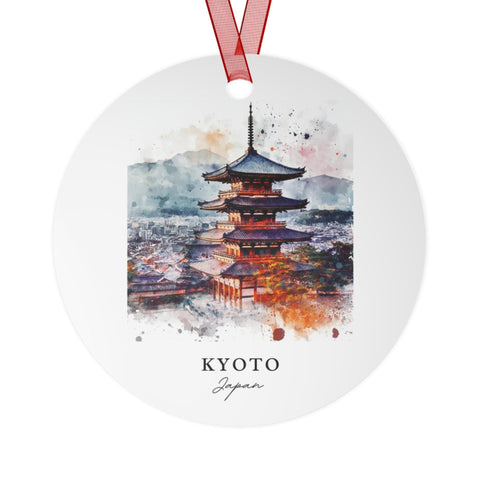 Kyoto Japan Ornament: Unique Kyoto Souvenir, Kyoto Xmas Decor, and Authentic Kyoto Japan Travel Gift