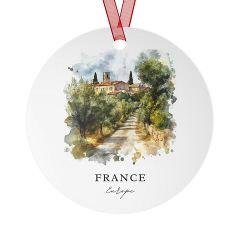 France Country Ornament: Unique France Souvenir, France Xmas Decor, and Authentic France Travel Gift (1pc, 3pcs, 5pcs, 10pcs)