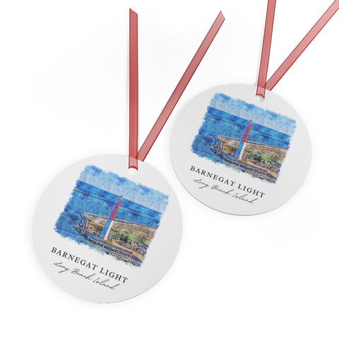 Barnegat Light LBI Ornament: Unique LBI Souvenir, Beach Haven Xmas Decor, and Authentic LBI Gift (1pc, 3pcs, 5pcs, 10pcs)