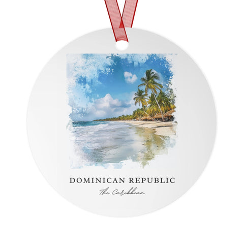 Dominican Republic Ornament: Unique DR Souvenir, Punta Cana Xmas Decor, and Authentic Dominican Republic Christmas Gift