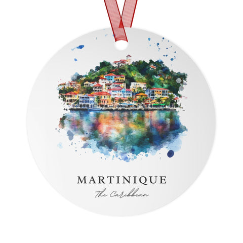 Martinique Ornament: Unique Martinique Souvenir, Martinique Xmas Decor, and Authentic Martinique Island Christmas Gift