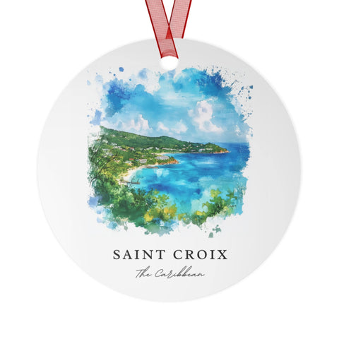 St Croix Ornament: Unique Saint Croix Souvenir, St Croix Xmas Decor, and Authentic St Croix Island Christmas Gift