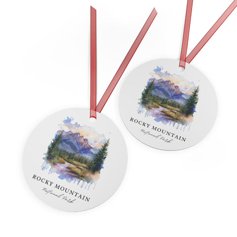 Rocky Mountains Ornament: Unique Souvenir, Rocky Mountains Park Xmas Decor, and Authentic Colorado Gift (1pc, 3pcs, 5pcs, 10pcs)