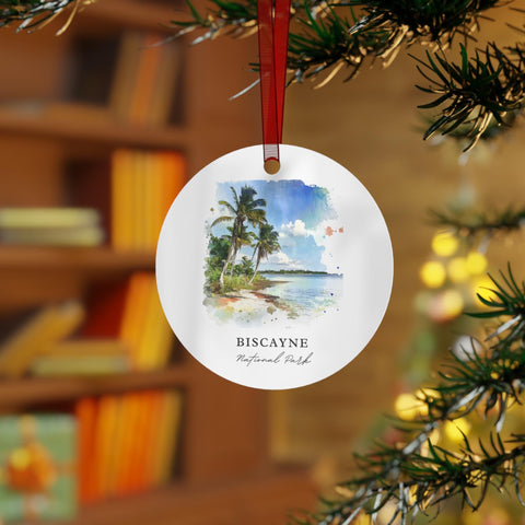 Biscaye Florida Ornament: Unique Biscaye Souvenir, Biscaye Florida Xmas Decor, and Authentic Florida Gift (1pc, 3pcs, 5pcs, 10pcs)