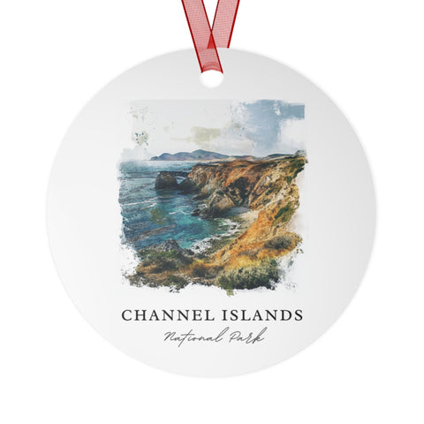 Channel Islands Cali Ornament: Unique Santa Barbara Souvenir, Channel Islands Xmas Decor, and Authentic UCSB Gift (1pc, 3pcs, 5pcs, 10pcs)