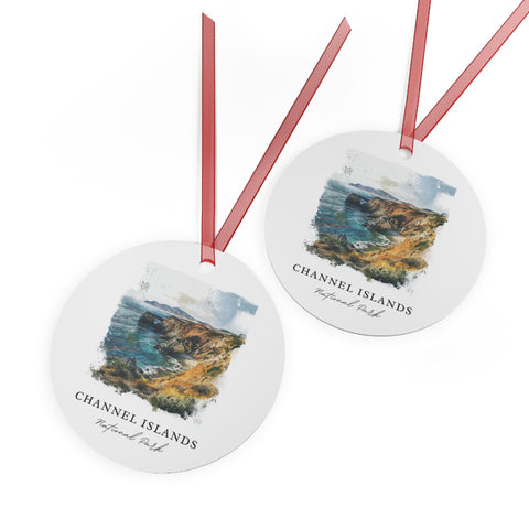 Channel Islands Cali Ornament: Unique Santa Barbara Souvenir, Channel Islands Xmas Decor, and Authentic UCSB Gift (1pc, 3pcs, 5pcs, 10pcs)