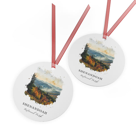 Shenandoah Ornament: Unique Shenandoah Valley Souvenir, Shenandoah Xmas Decor, and Authentic West Virginia Gift (1pc, 3pcs, 5pcs, 10pcs)