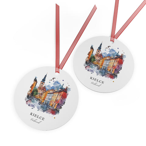 Kielce Poland Ornament: Unique Kielce Souvenir, Kielce Xmas Decor, and Authentic Polish Gift (1pc, 3pcs, 5pcs, 10pcs)