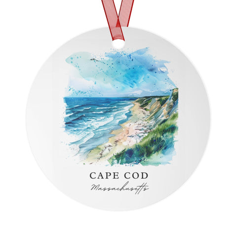 Cape Cod MA Ornament: Unique Cape Cod Souvenir, Cape Cod Xmas Decor, and Authentic Cape Cod Gift (1pc, 3pcs, 5pcs, 10pcs)