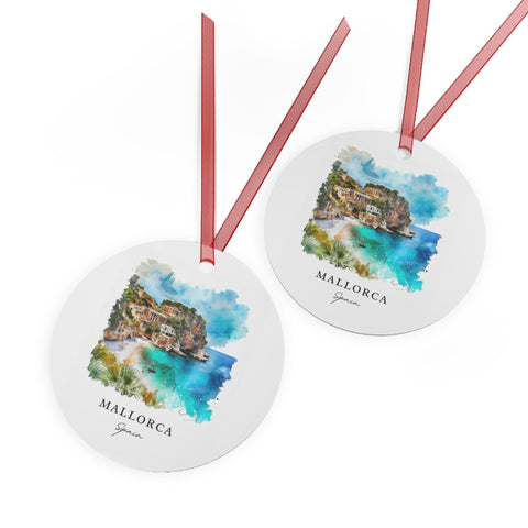 Mallorca Spain Ornament: Unique Mallorca Souvenir, Mallorca Xmas Decor, and Authentic Mallorca Espana Gift (1pc, 3pcs, 5pcs, 10pcs)