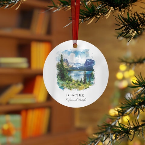 Glacier National Park Ornament: Unique Glacier Park Souvenir, Glacier Park Xmas, and Authentic Montana Rockies Gift (1pc, 3pcs, 5pcs, 10pcs)