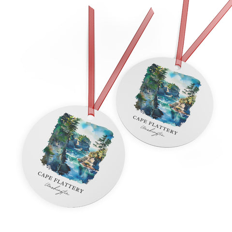 Cape Flattery WA Ornament: Unique Cape Flattery Souvenir, Cape Flattery Xmas Decor, and Authentic Olympic WA Gift (1pc, 3pcs, 5pcs, 10pcs)