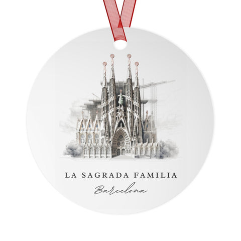 Sagrada Familia Ornament: Unique Barcelona Souvenir, La Sagrada Familia Xmas Decor, and Authentic Barcelona Gift (1pc, 3pcs, 5pcs, 10pcs)