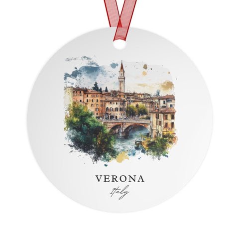 Verona Italy Ornament: Unique Verona Souvenir, Verona IT Xmas Decor, and Authentic Verona Italia Gift (1pc, 3pcs, 5pcs, 10pcs)