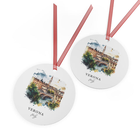 Verona Italy Ornament: Unique Verona Souvenir, Verona IT Xmas Decor, and Authentic Verona Italia Gift (1pc, 3pcs, 5pcs, 10pcs)