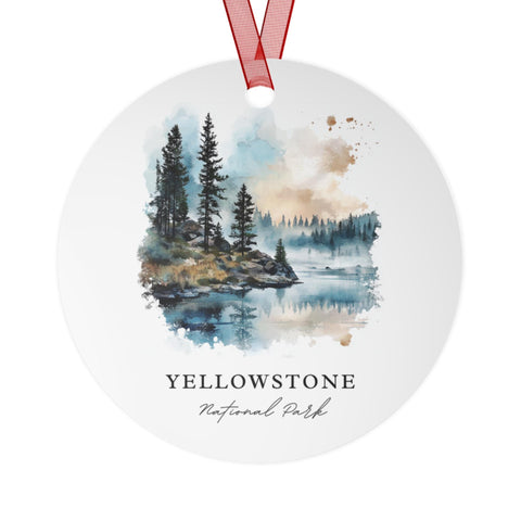 Yellowstone Ornament: Unique Wyoming Souvenir, Yellowstone Xmas Decor, and Authentic Yellowstone National Park Gift (1pc, 3pcs, 5pcs, 10pcs)