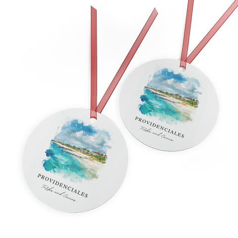 Providenciales Ornament: Unique Souvenir, Turks and Caicos Xmas Decor, and Authentic Turks and Ciacos Gift (1pc, 3pcs, 5pcs, 10pcs)