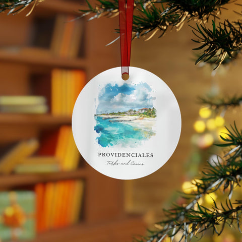 Providenciales Ornament: Unique Souvenir, Turks and Caicos Xmas Decor, and Authentic Turks and Ciacos Gift (1pc, 3pcs, 5pcs, 10pcs)