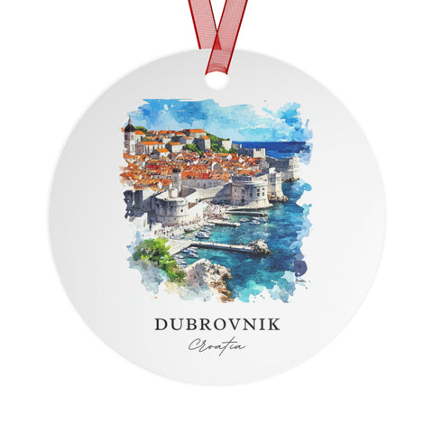 Dubrovnik Croatia Ornament: Unique Souvenir, Dubrovnik Xmas Decor, and Authentic Dubrovnik Gift (1pc, 3pcs, 5pcs, 10pcs)