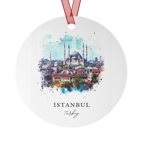 Istanbul Turkey Ornament: Unique Istanbul Souvenir, Xmas Decor, and Authentic Istanbul Turkey Gift (1pc, 3pcs, 5pcs, 10pcs)