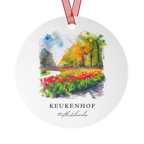 Keukenhof Ornament: Unique Keukenhof Garden Souvenir, Amsterdam Xmas Decor, and Authentic Keukenhof Gift (1pc, 3pcs, 5pcs, 10pcs)