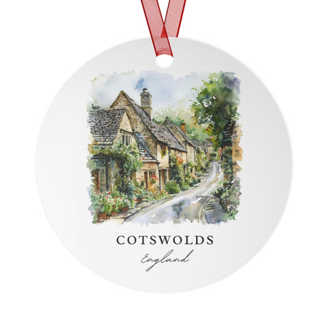 Cotswolds England Ornament: Unique Cotswolds Souvenir, Cotswolds Xmas Decor, and Authentic Cotswolds UK Gift (1pc, 3pcs, 5pcs, 10pcs)