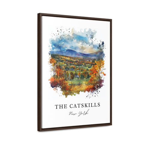 Catskills Wall Art, Catskills Print, Catskills Watercolor Art, Catskills NY Gift, Travel Print, Travel Poster, Housewarming Gift