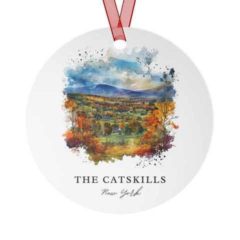 Catskills NY Ornament: Unique Catskills Souvenir, Catskills Xmas Decor, and Authentic Catskills Mountains Gift