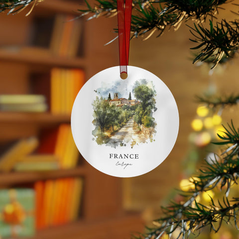 France Country Ornament: Unique France Souvenir, France Xmas Decor, and Authentic France Travel Gift (1pc, 3pcs, 5pcs, 10pcs)