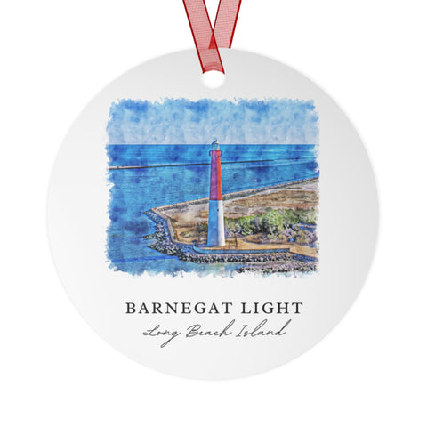 Barnegat Light LBI Ornament: Unique LBI Souvenir, Beach Haven Xmas Decor, and Authentic LBI Gift (1pc, 3pcs, 5pcs, 10pcs)