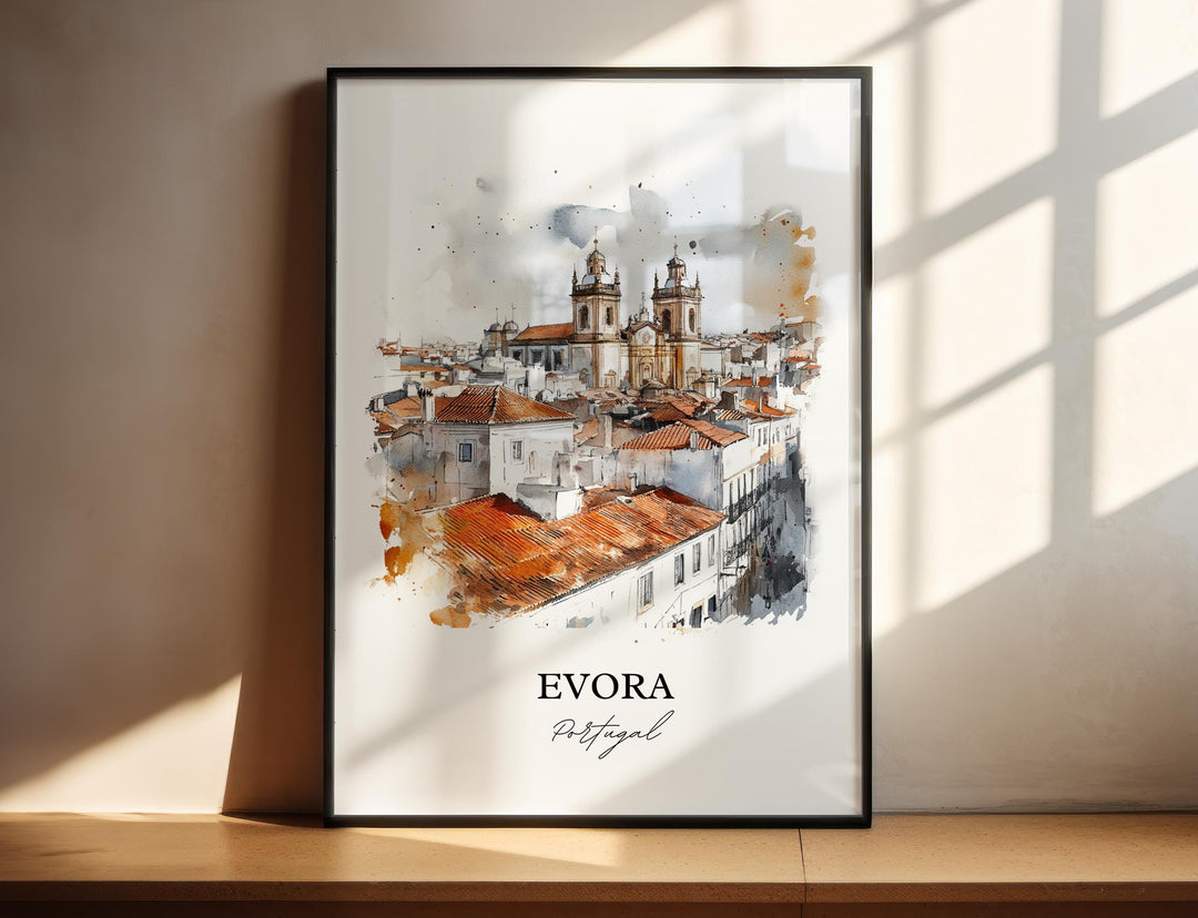 Timeless rooftops beneath twin cathedral towers..