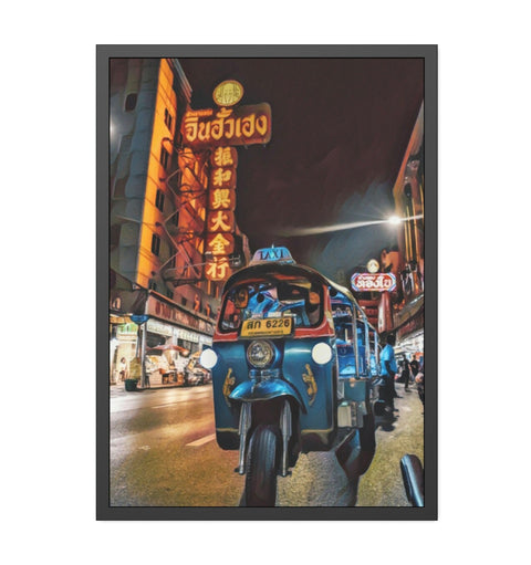 Bangkok, Thailand Watercolor Poster - Artistic Print of Streets and Landmarks - Wall Decor