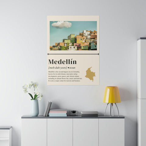 Medellin Vibes: A Stunning Canvas Print of Colombia's Cultural Capital