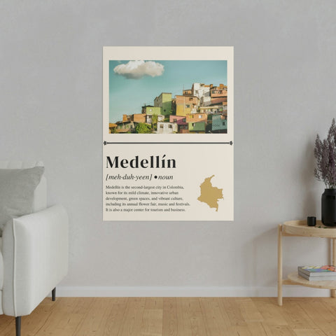 Medellin Vibes: A Stunning Canvas Print of Colombia's Cultural Capital