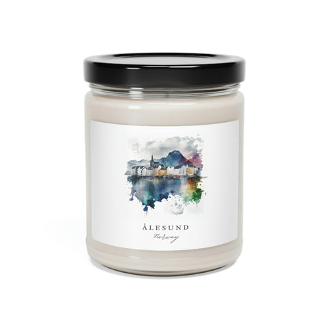 Alesund, Norway Scented Soy Candle, 9oz